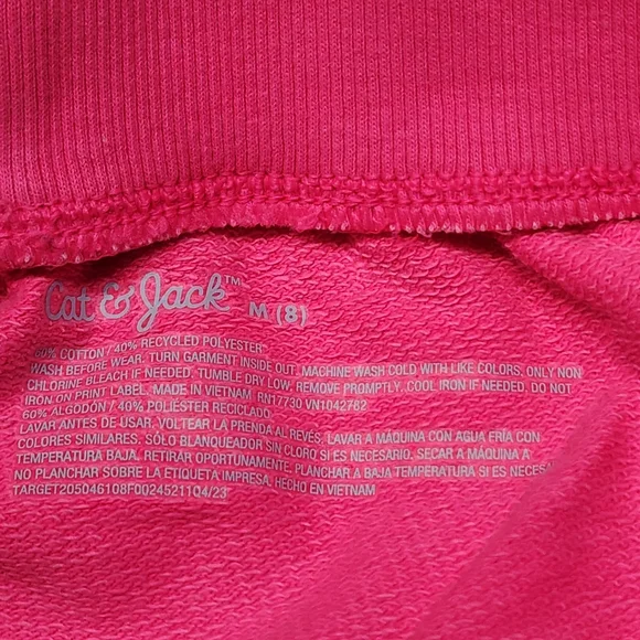 🌺3/$20 Cat & Jack neon pink shorts girls M 8 - Picture 5 of 6